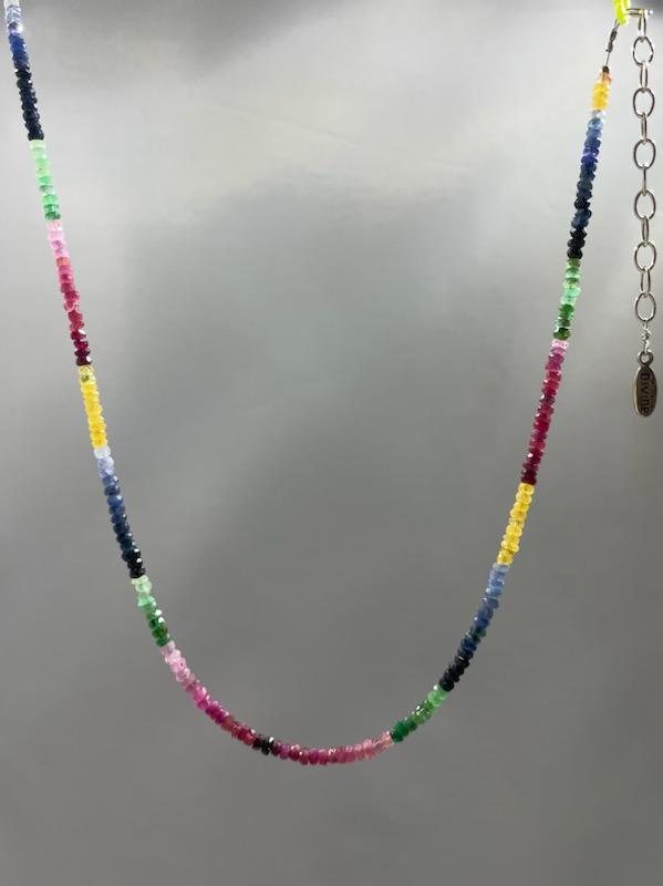 Rainbow Sapphire necklace