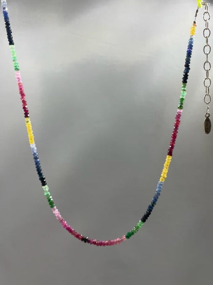 Rainbow Sapphire necklace